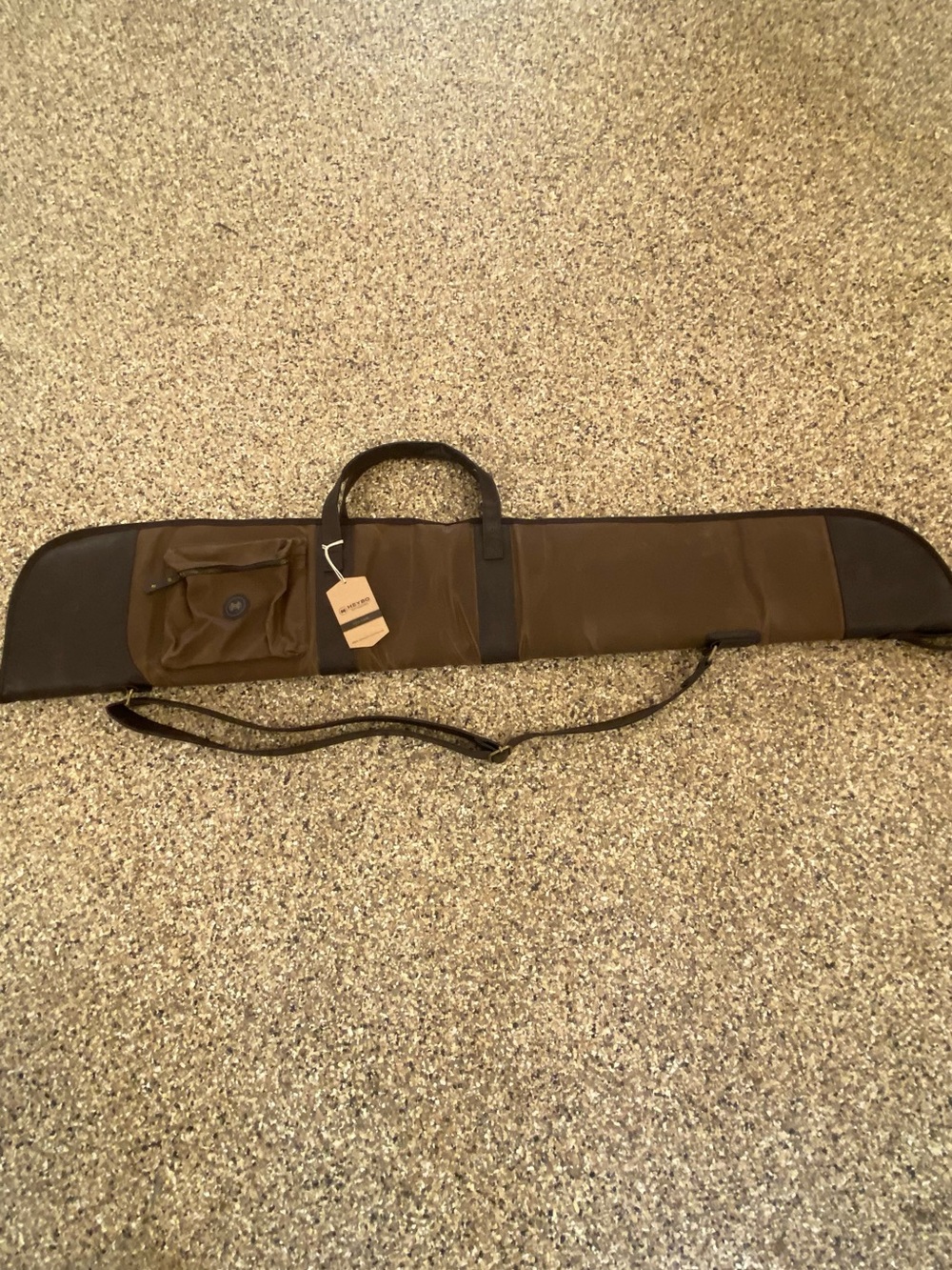Heybo Waxed Rifle Carry Bag with Shoulder Strap